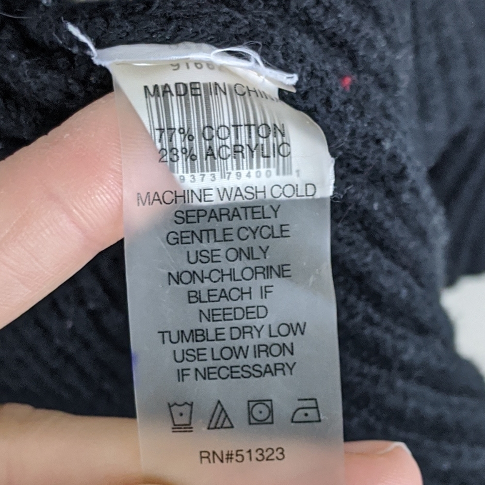 Vince Camuto | Gray Color Block Sweater -E36 - Picture 5 of 5